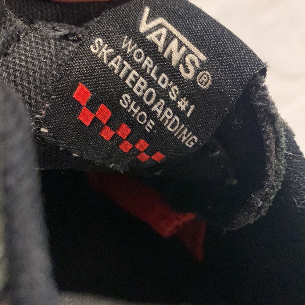 Vans Skate Popcush Old School Black and Cream Skateboarding Shoes Suede Upper - Picture 9 of 15